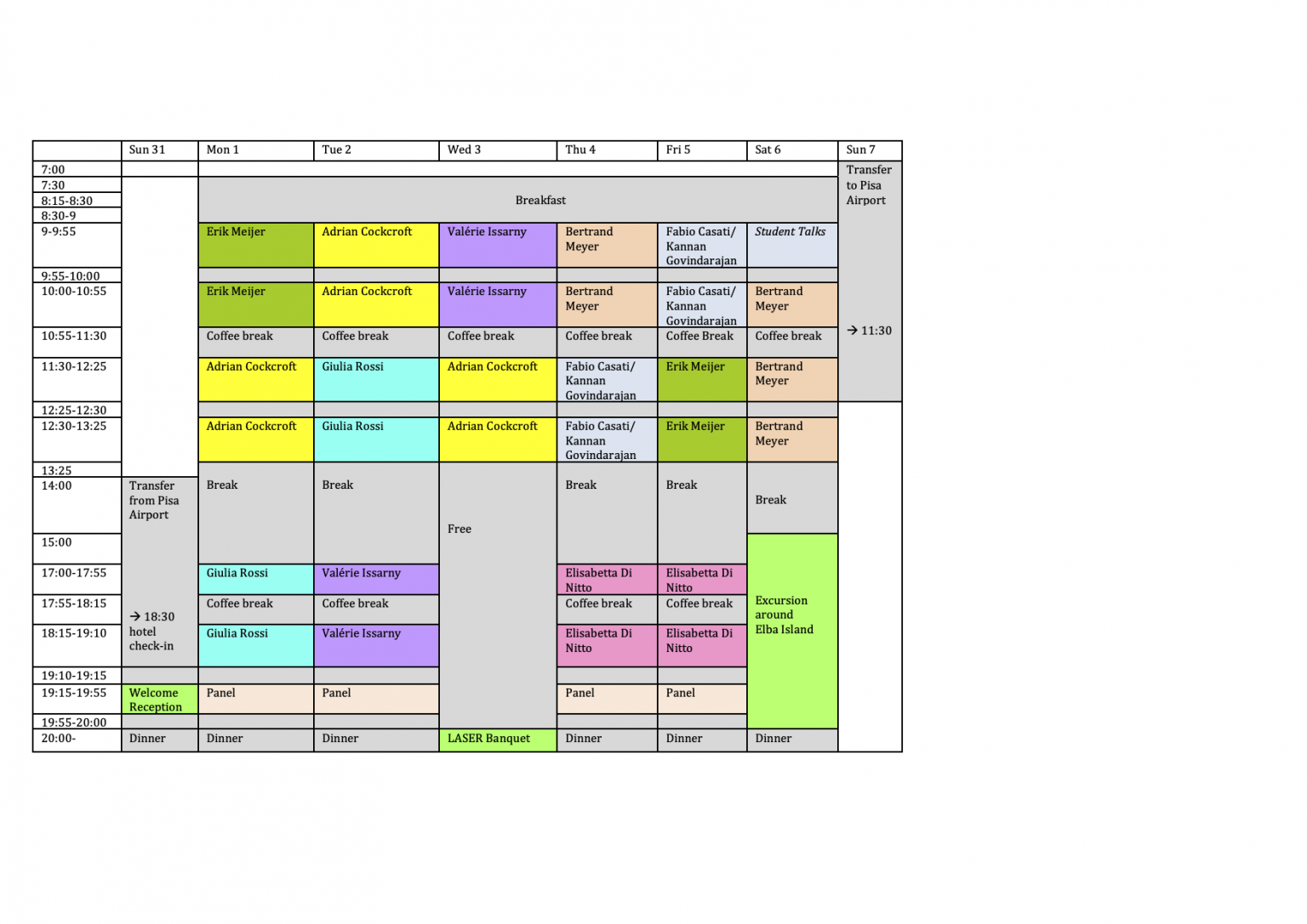 Schedule LASER Foundation